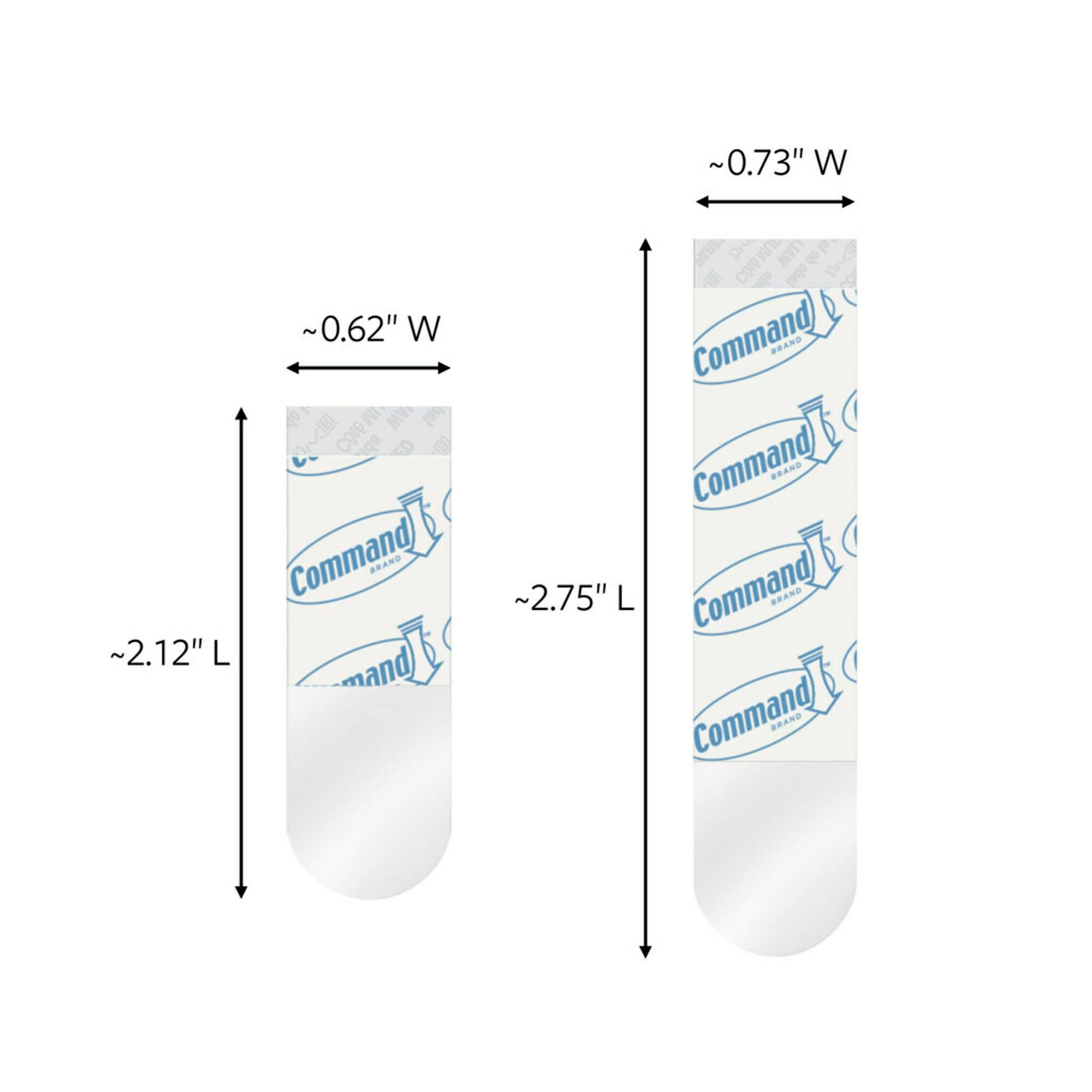 Command™ Mixed Clear Replacement Strips, 16ct.